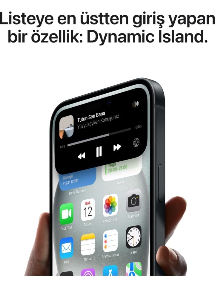 Apple iPhone 15 Plus (Apple Türkiye Garantili) Siyah - 128GB